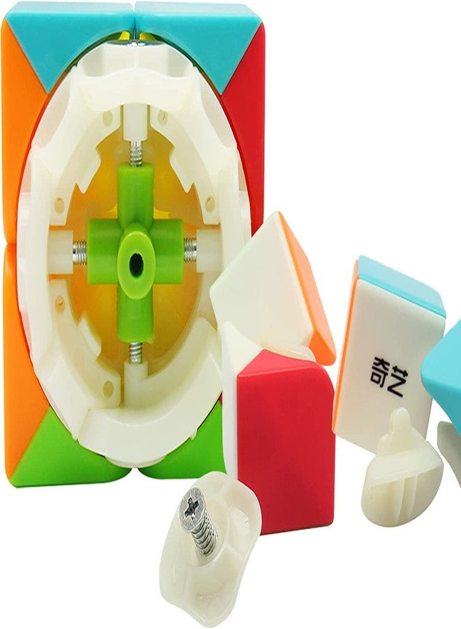 مجموعة مكعبات السرعة من AUTHFORT، مجموعة المكعبات السحرية المكونة من 2x2x2 و3x3x3 Megaminx M، مكعب خماسي الأضلاع، مكعب أحجية أملس (3 قطع) - Image 5